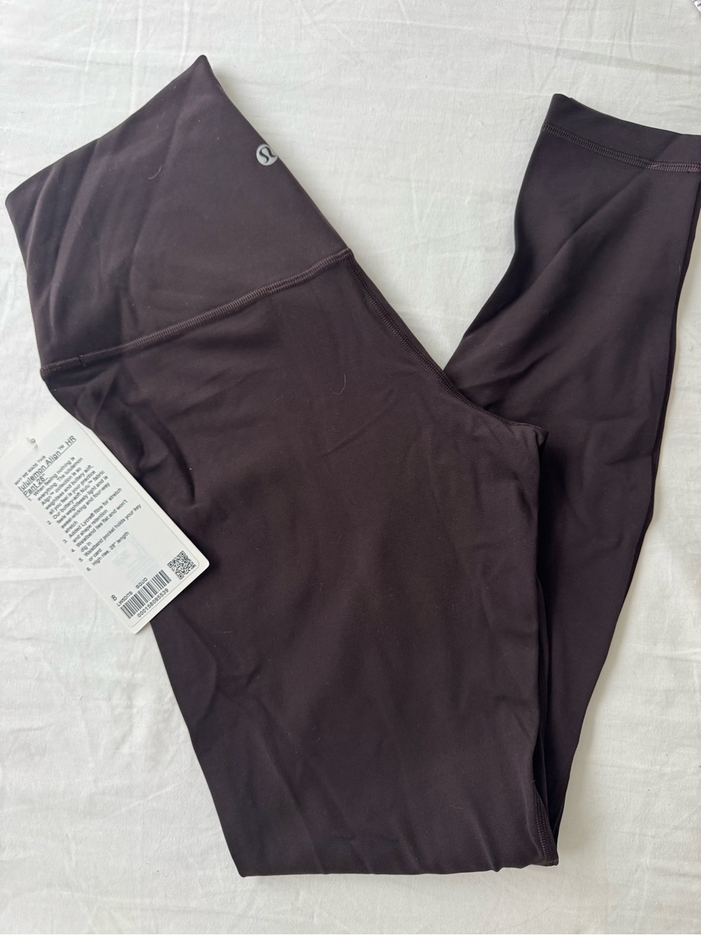 lululemon Align HR Pant 28" in Sequoia Brown